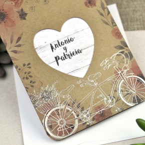 Invitacion bicicleta de amor
